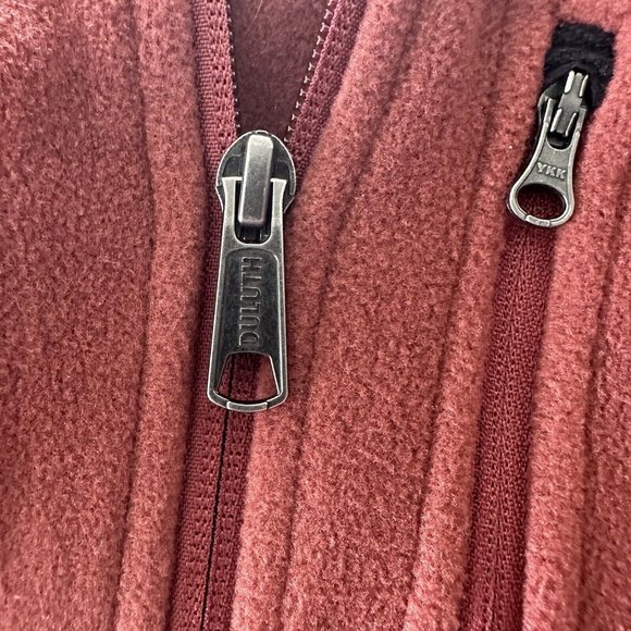 Duluth Trading Co. Men’s Rust Zip Up Fleece  Jacket‎ Size XL - Picture 5 of 6